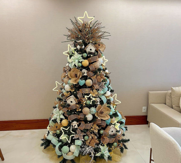 Árvore de Natal + Decoração 360º Home Inclusa - 1,50 Metros